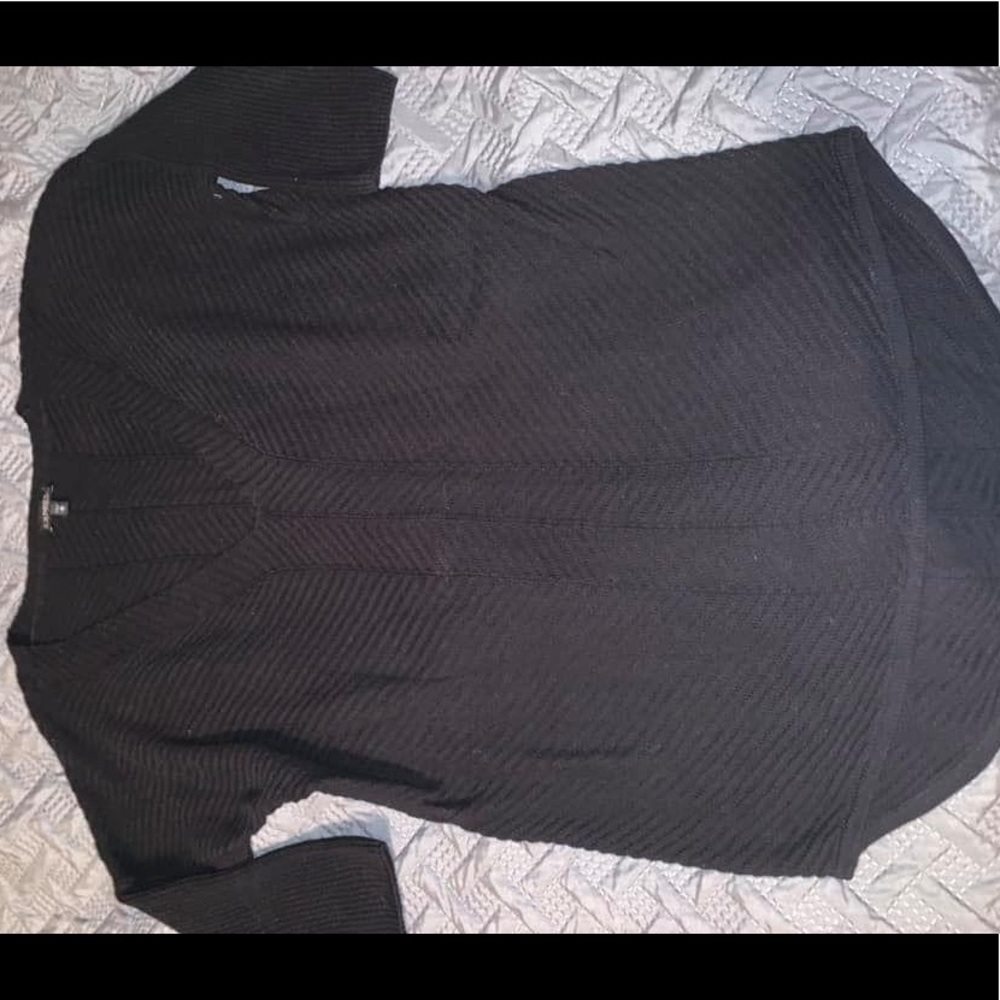 Black 3/4 length Express sweater
